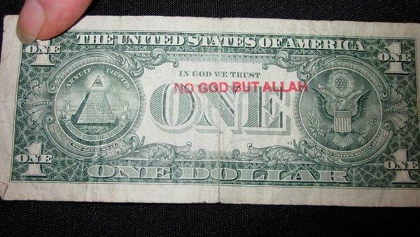 Allah money...