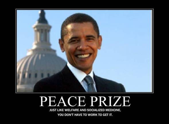 The Peace Prize for bringing folks together, you t...