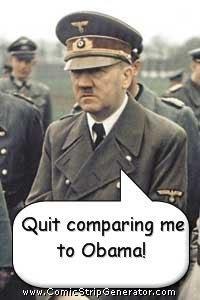 Even Hitler does not like Obama...