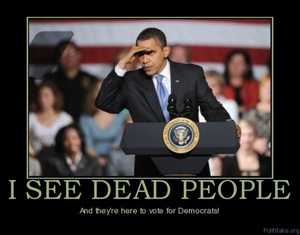 I See Dead People Voting for Democrats...