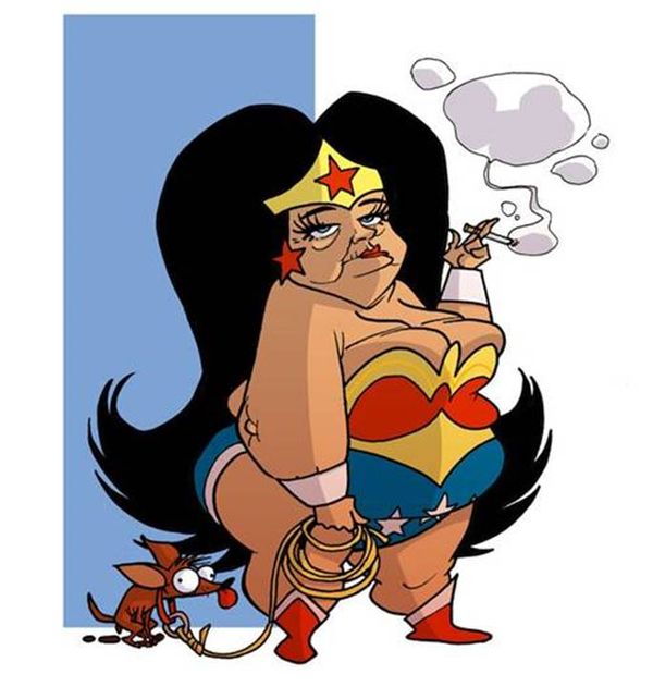 Wonder Woman is now menopausal...