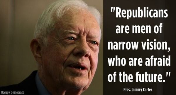 Pres. Carter will go down in history as 10x the th...