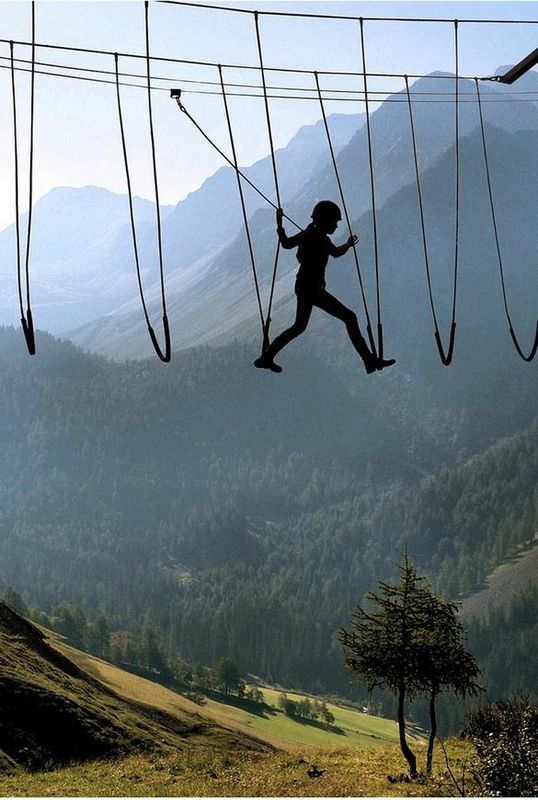 Skywalking in the Alps...