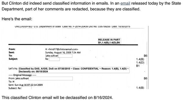 Latest Batch of email, proves that S.S. Clinton se...
