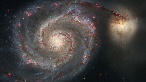M51 The Whirlpool Galaxy. 30 million light years a...