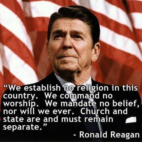 Every President has agreed with Reagan!...