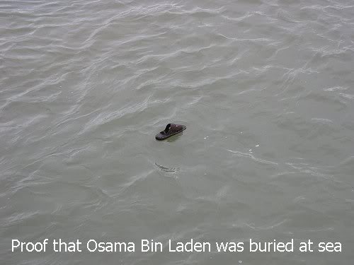 Officials claimed they buried OBL at sea in respec...