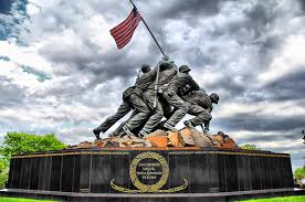 "On Iwo Jima, Uncommon Valor was a Common Virtue,"...