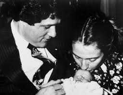 The Clintons with newborn Chelsea...