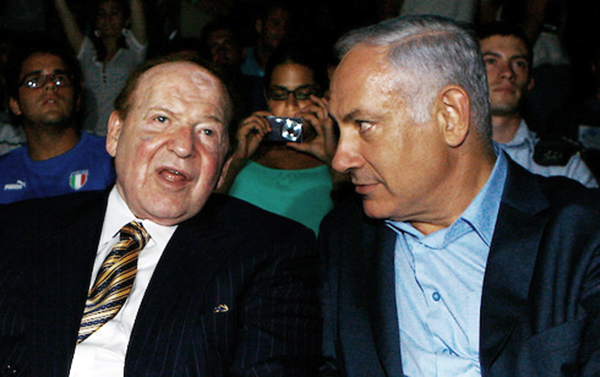 Adelson and his best buddy...