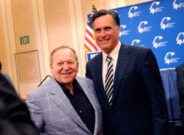 Zionist Sheldon Adelson donated $93 million to Rep...
