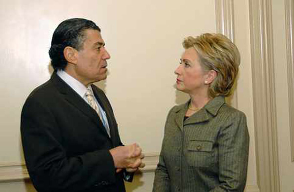 Saban with Hillary...