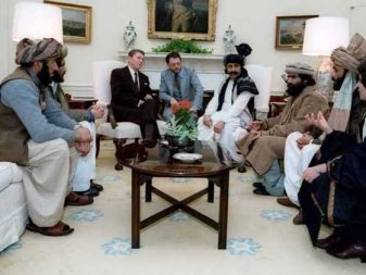 Reagan White House meeting with Taliban...