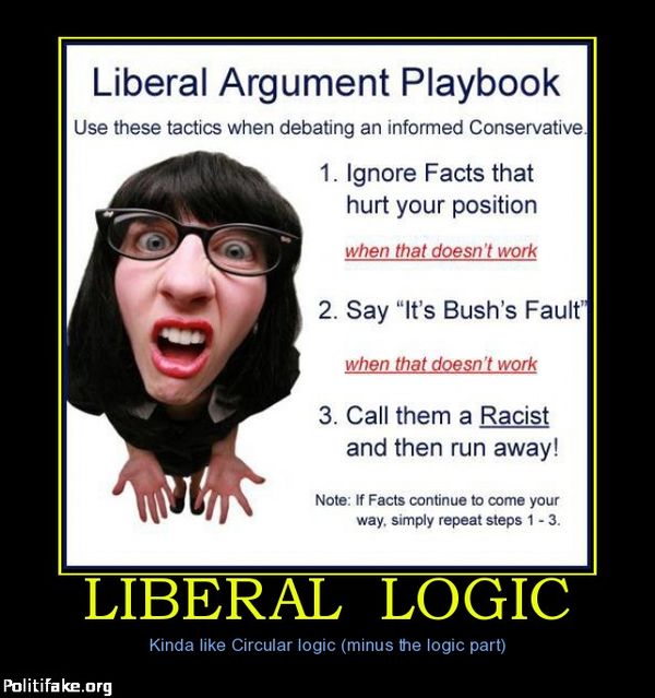 Look at the lousy stupid tactics the liberals use ...