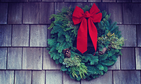A Christmas wreath symbolizes the infinite love of...