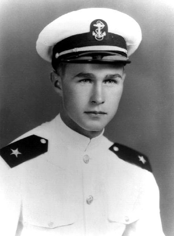 George H. W. Bush U.S. Navy Pilot WWII...