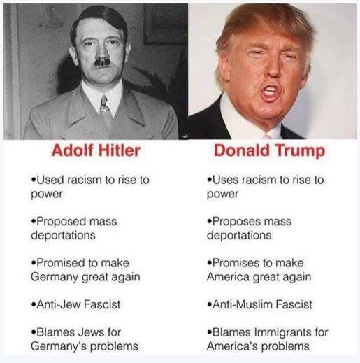 And now he's closer to hitler...