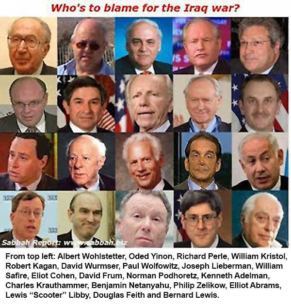 Here are some more of the Zionist Neocons who push...