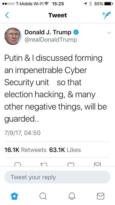 What? Russia hacked the election and Frumpfass wan...