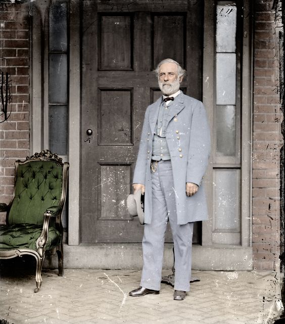 Confederate General Robert E Lee...