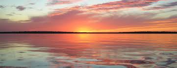 Sunset on leech lake, I like the rocky parts of th...