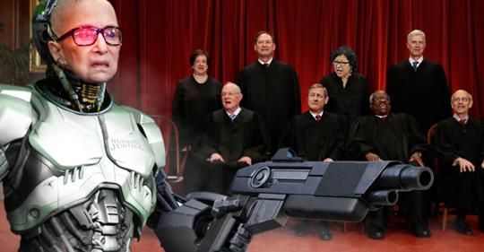 Half human, half robot Justice enters Supreme Cour...