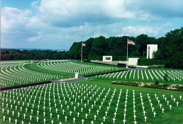 American cemetery at Hamm, Luxembourg...