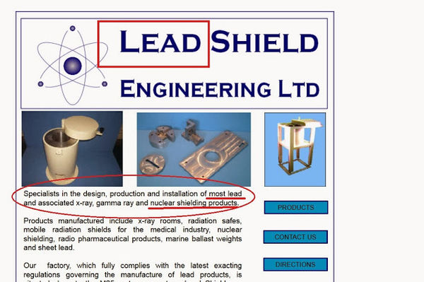 Lead shield engineering...