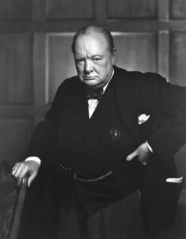 Churchill was a respected statesman...