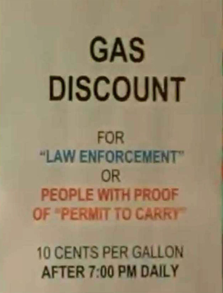 Gas Station Puts Up This Controversial Sign That Has Town FURIOUS who-owns-kick