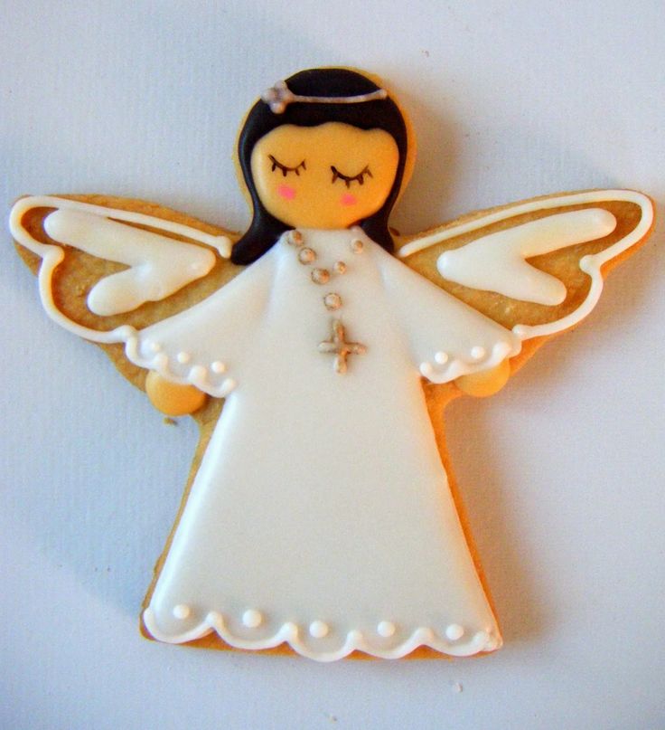 How about a Christmas cookie? A sweet frosted Ange...