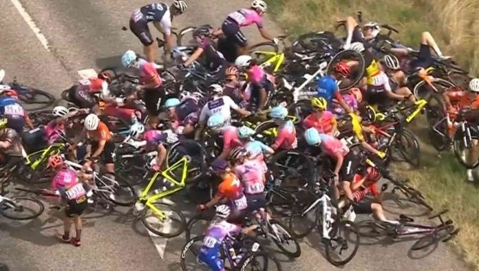 Pileup At All-Female Tour De France After Woman In...