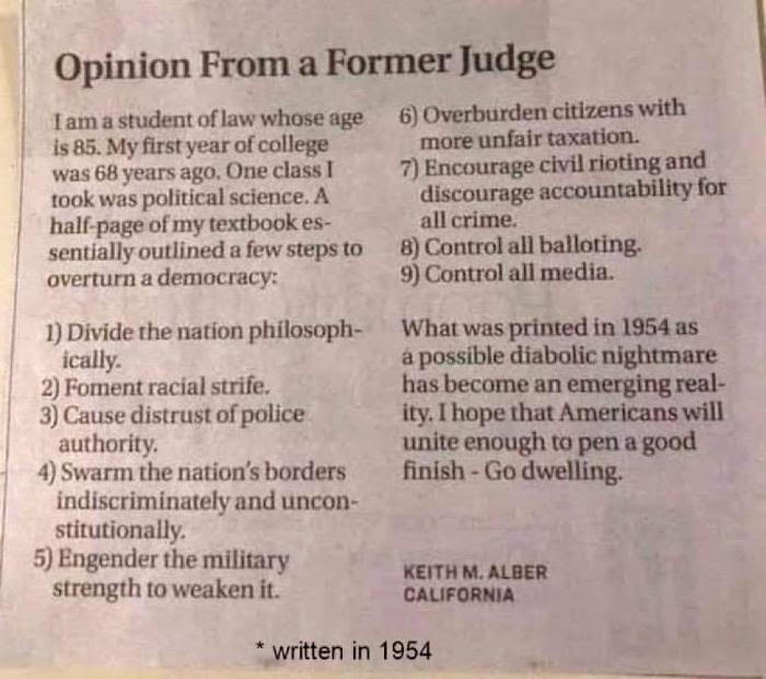 Opinion From A Former Judge Meme