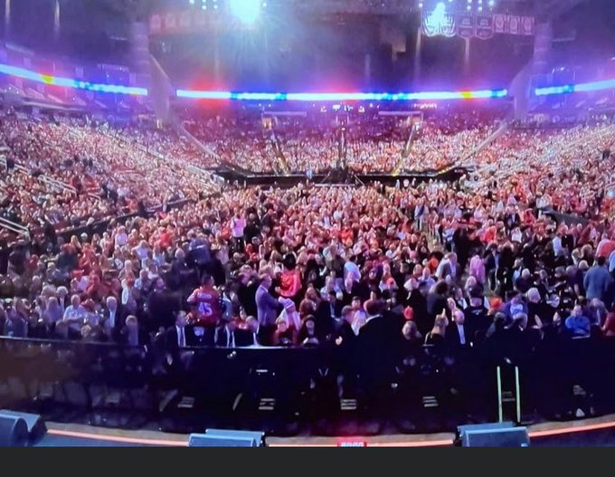 Recent Rally of President Trump in Texas. Is this ...