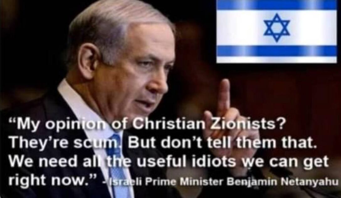 When Christian Zionists get it that they are anti-...