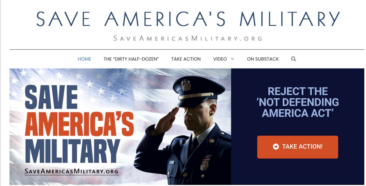 Save America's Military Next week, the fiscal Year 2024 NDAA (National