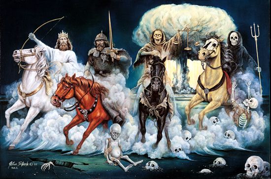The 4 Horsemen (Revelation 6:1-8)...