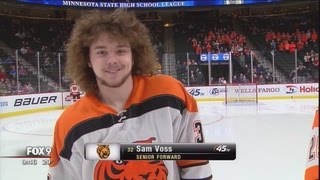 Hockey hair is also a big contest.....