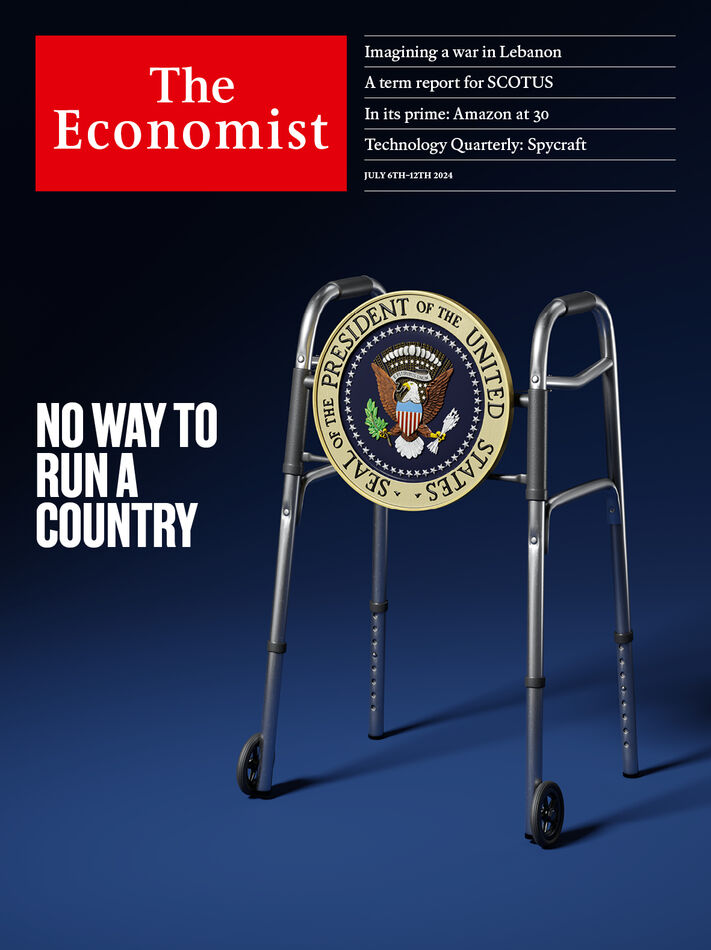 The Economist Burns Joe Biden With Brutal Cover Showing A Walker The