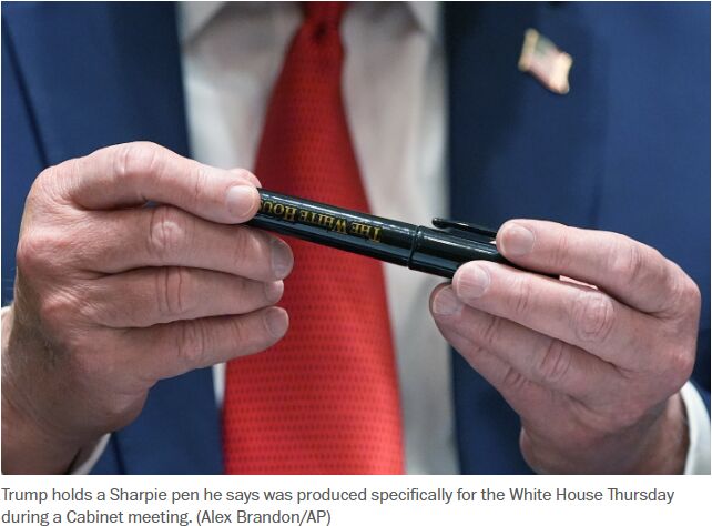 Sharpie Signature Example ⚡Trump imagines negotiation with Sharpie maker for $5 signature pens 💫 ...
