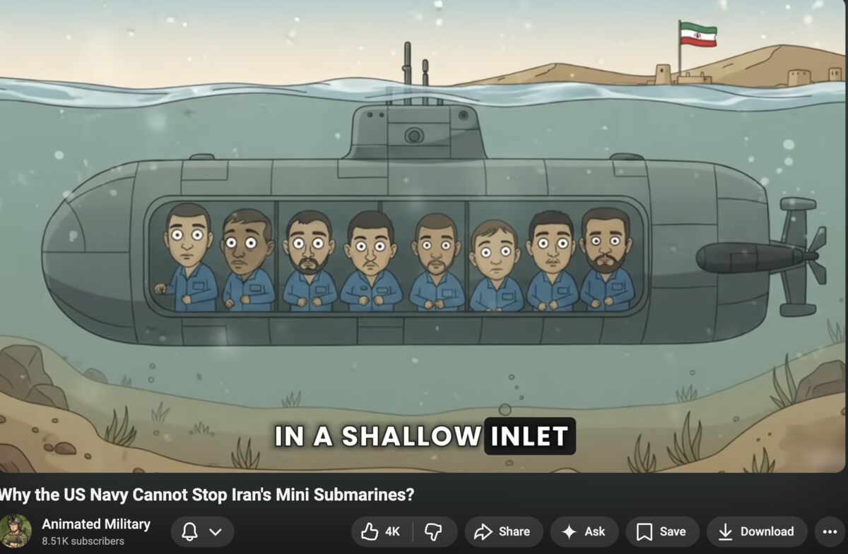 Why the US Navy Cannot Stop Iran's Mini Submarines: MY COMMENT: The ...